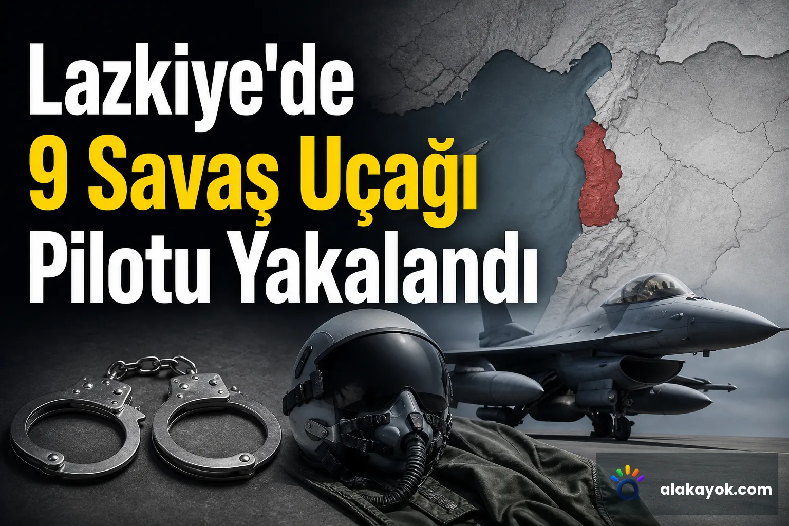 Lazkiye'de 9 Savaş Uçağı Pilotu Yakalandı
