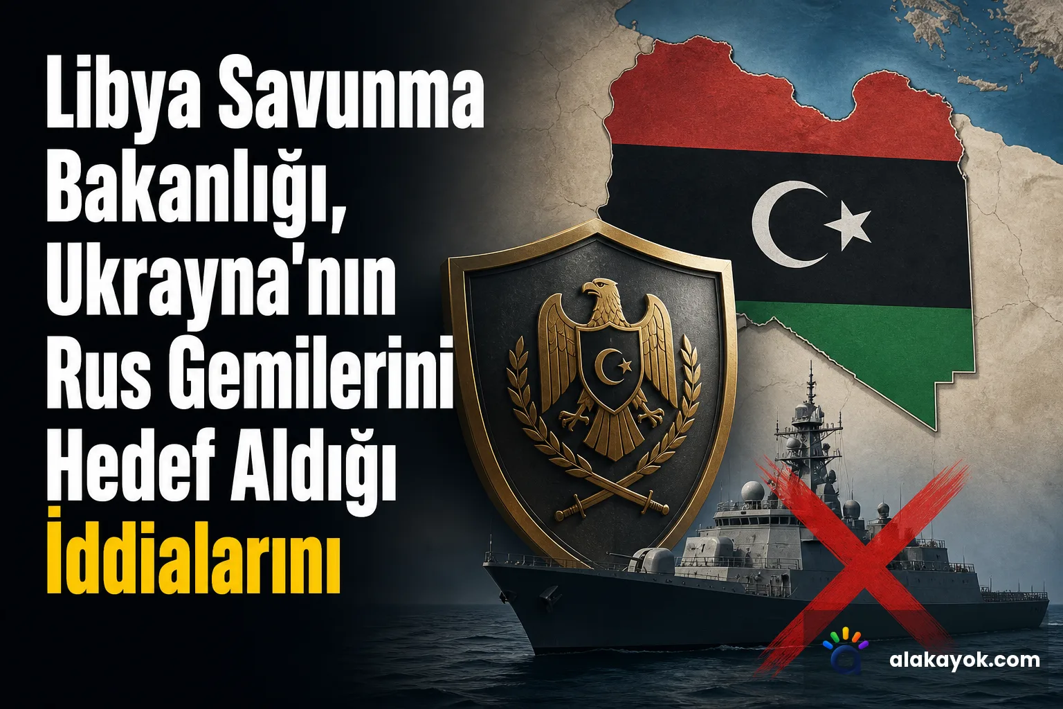Libya Savunma Bakanlığı, Ukrayna'nın Rus Gemilerini Hedef Aldığı İddialarını Yalanladı