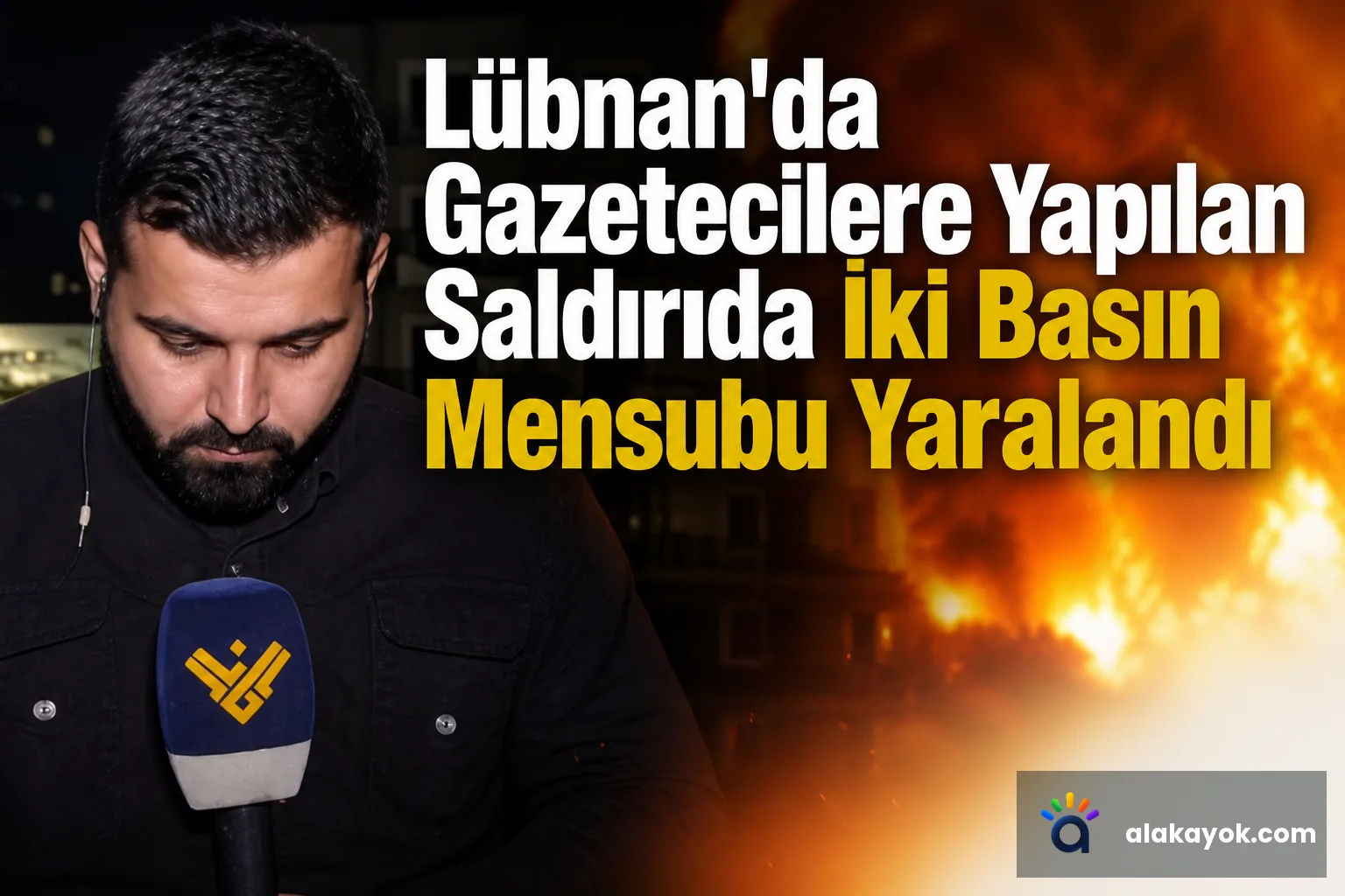 Lübnan'da Gazetecilere Yapılan Saldırıda İki Basın Mensubu Yaralandı