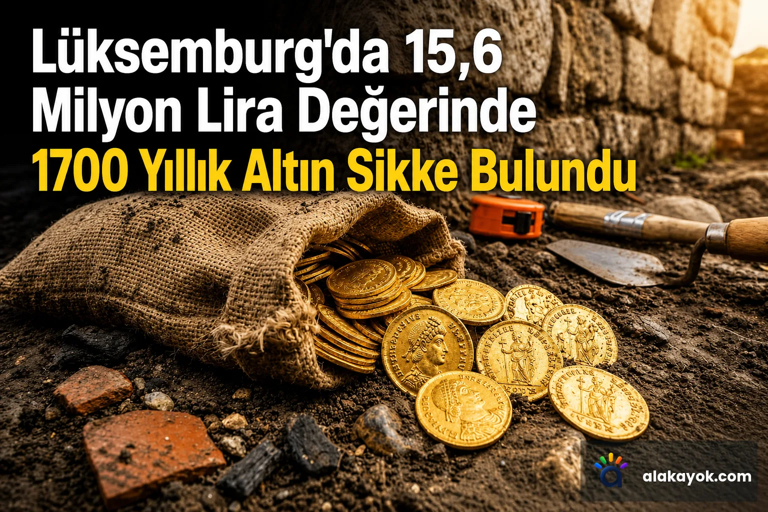 Lüksemburg'da 15,6 Milyon Lira Değerinde 1700 Yıllık Altın Sikke Bulundu