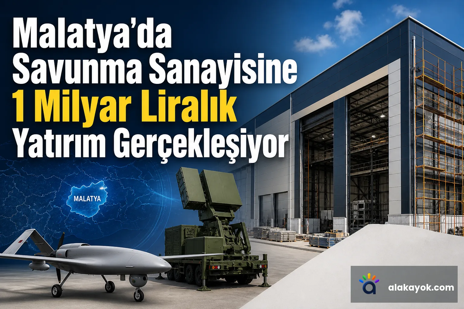Malatya'da Savunma Sanayisine 1 Milyar Liralık Yatırım Gerçekleşiyor