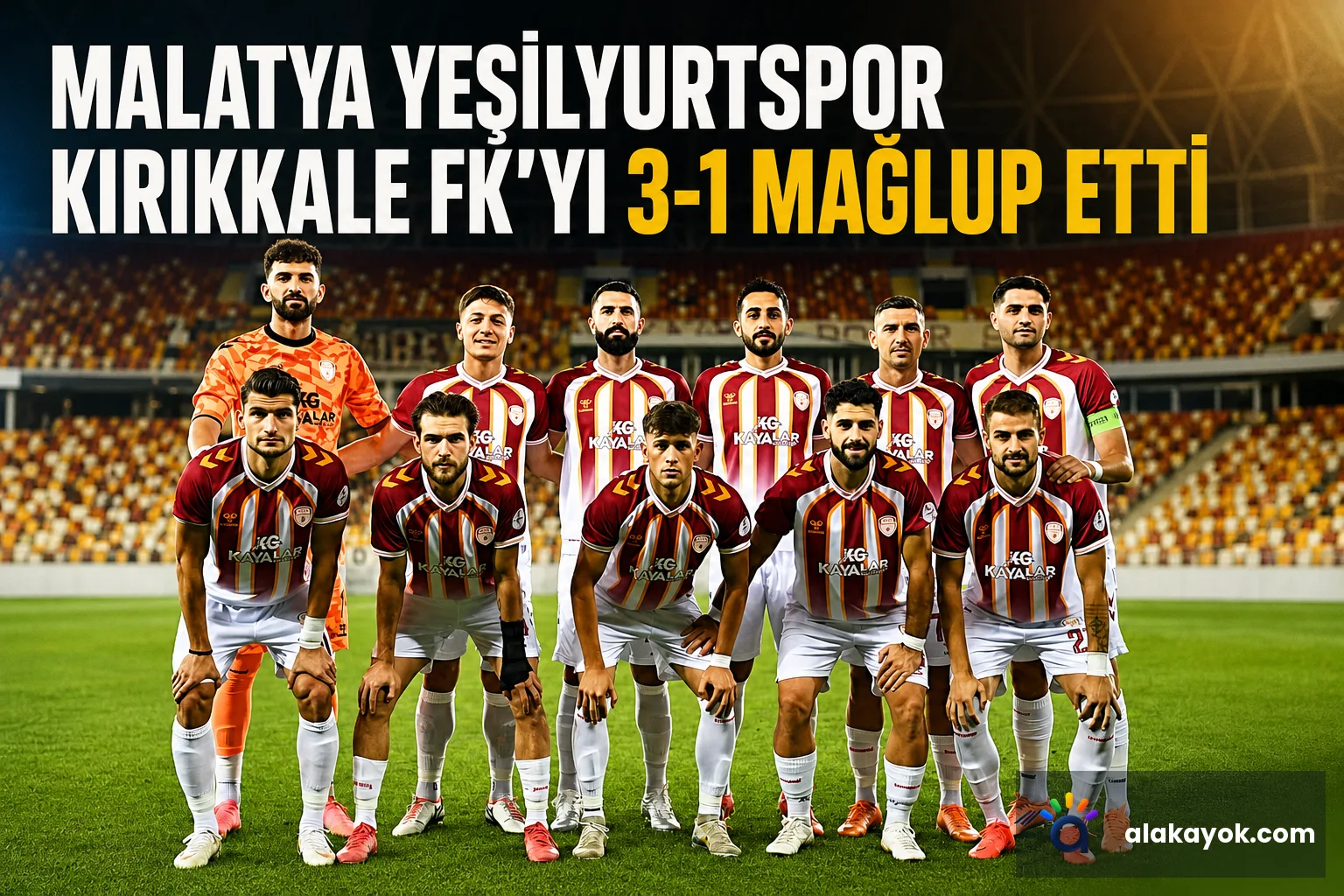 Malatya Yeşilyurtspor Kırıkkale FK'yı 3-1 Mağlup Etti