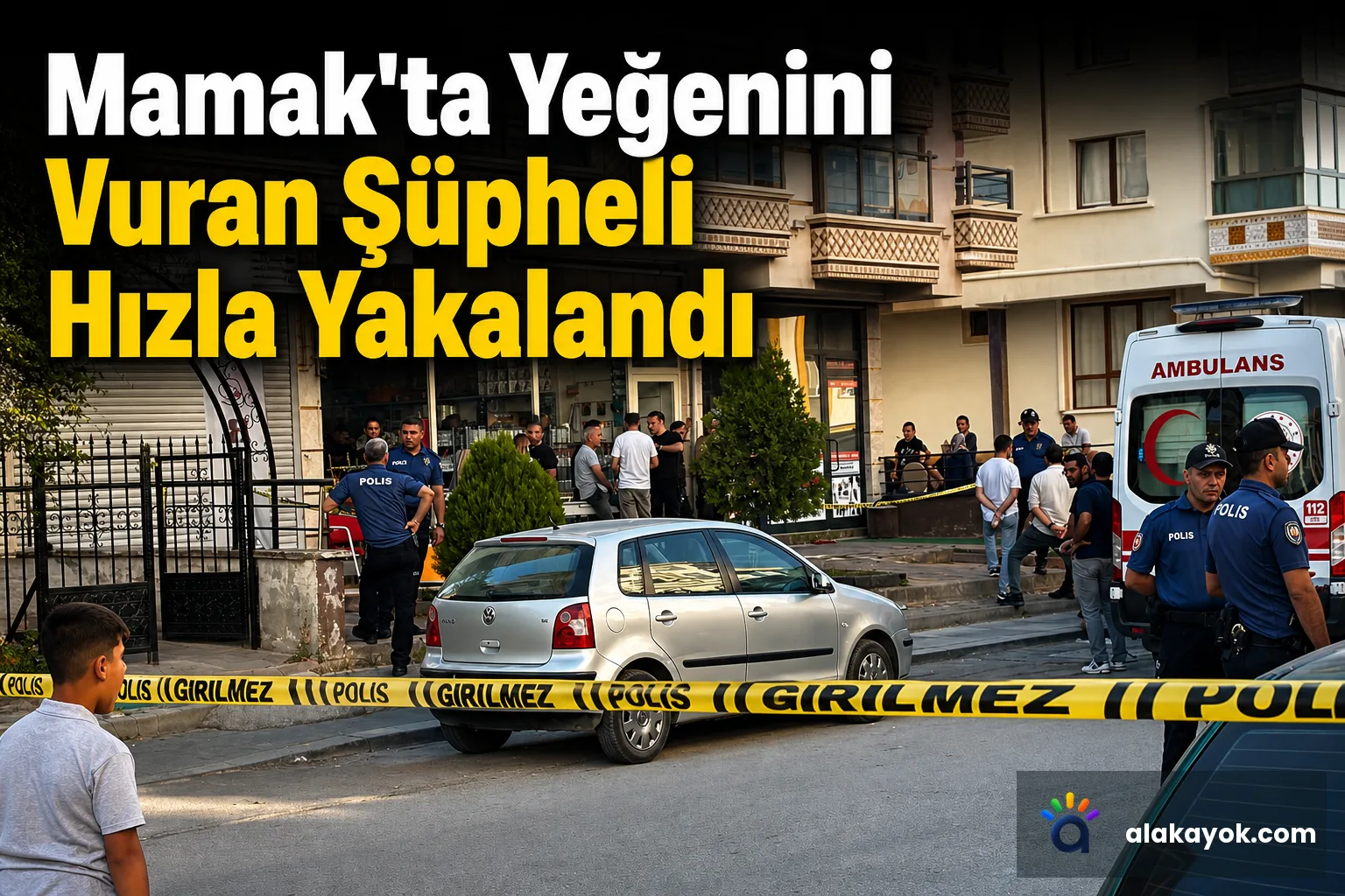 Mamak'ta Yeğenini Vuran Şüpheli Hızla Yakalandı