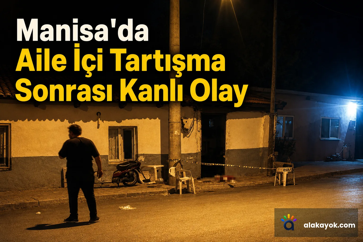 Manisa'da Aile İçi Tartışma Sonrası Kanlı Olay