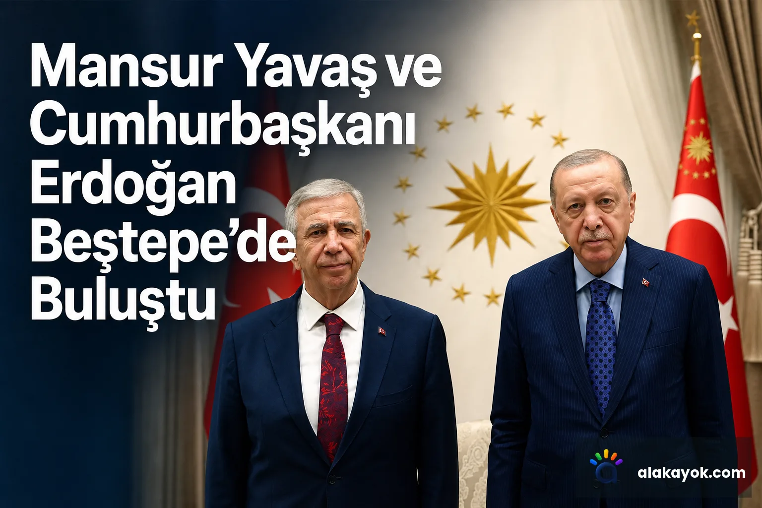 Mansur Yavaş ve Cumhurbaşkanı Erdoğan Beştepe'de Buluştu