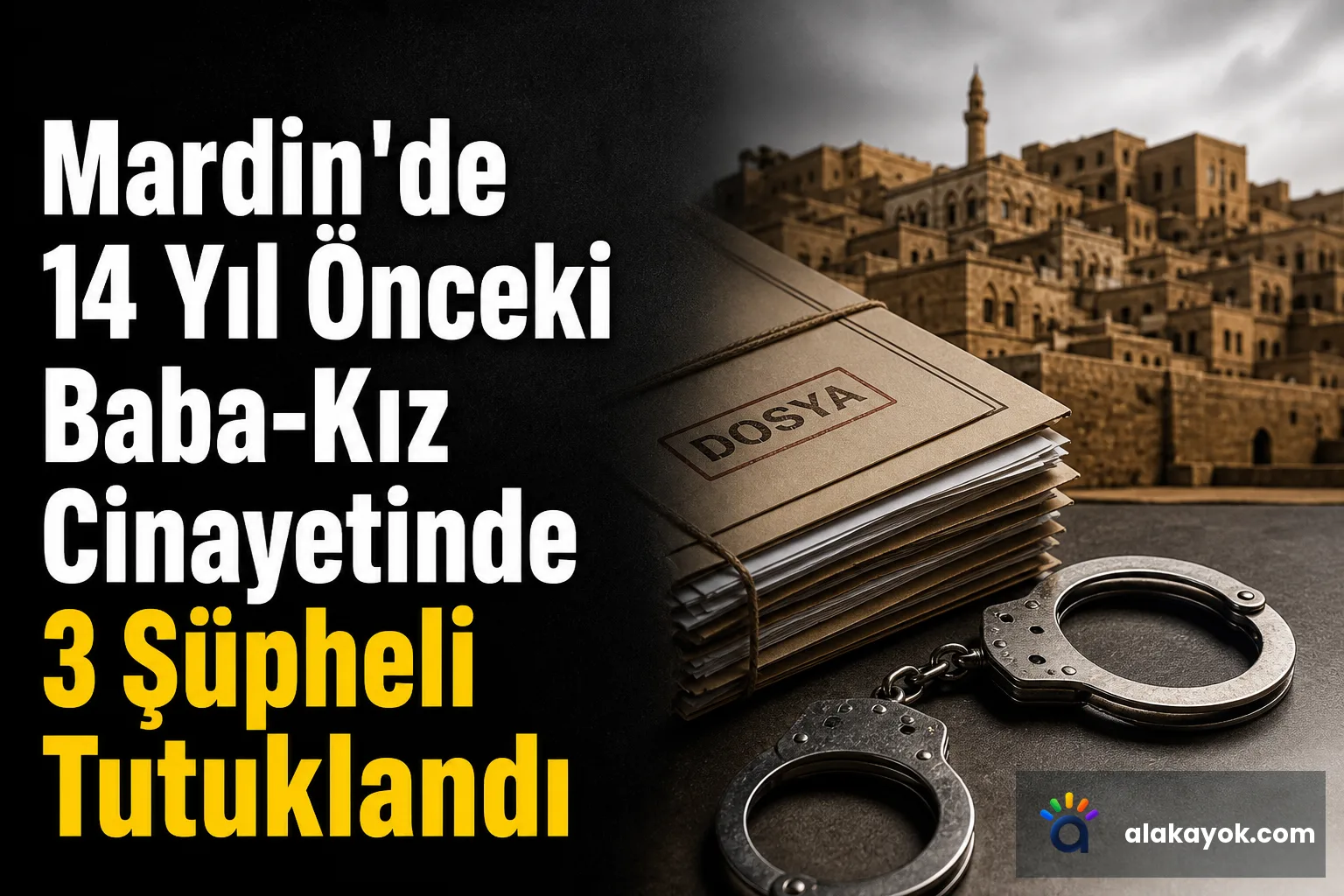 Mardin'de 14 Yıl Önceki Baba-Kız Cinayetinde 3 Şüpheli Tutuklandı