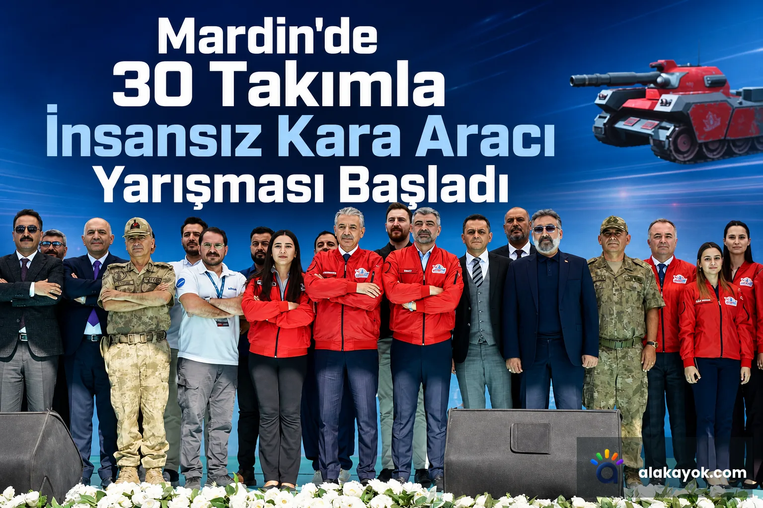 Mardin'de 30 Takımla İnsansız Kara Aracı Yarışması Başladı