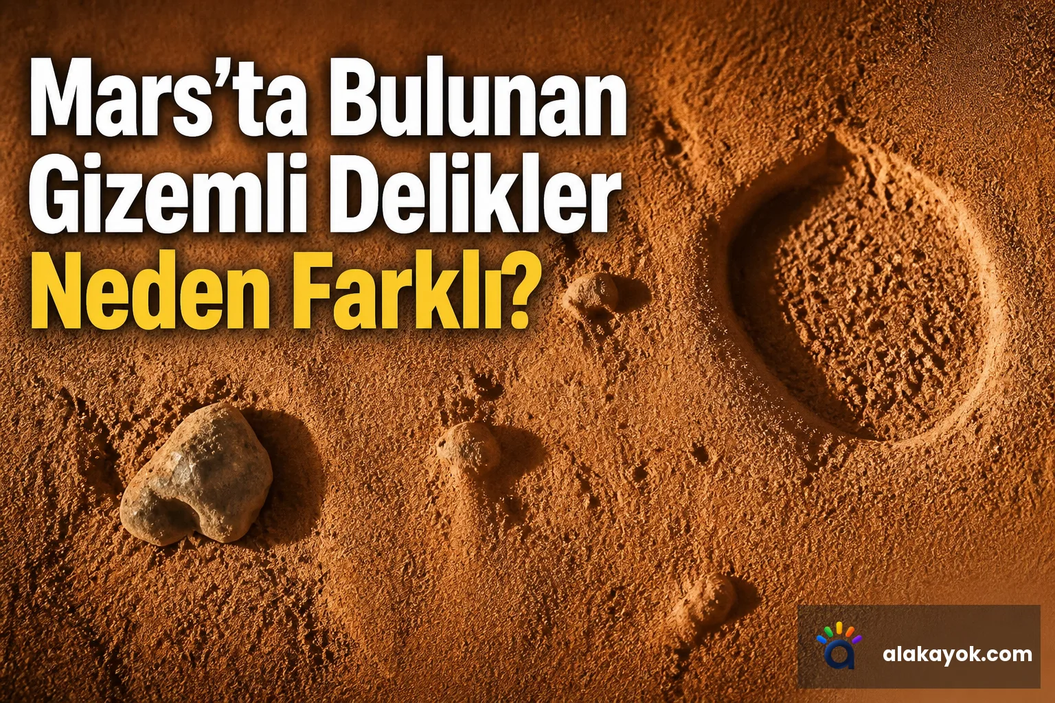 Mars'ta Bulunan Gizemli Delikler Neden Farklı?