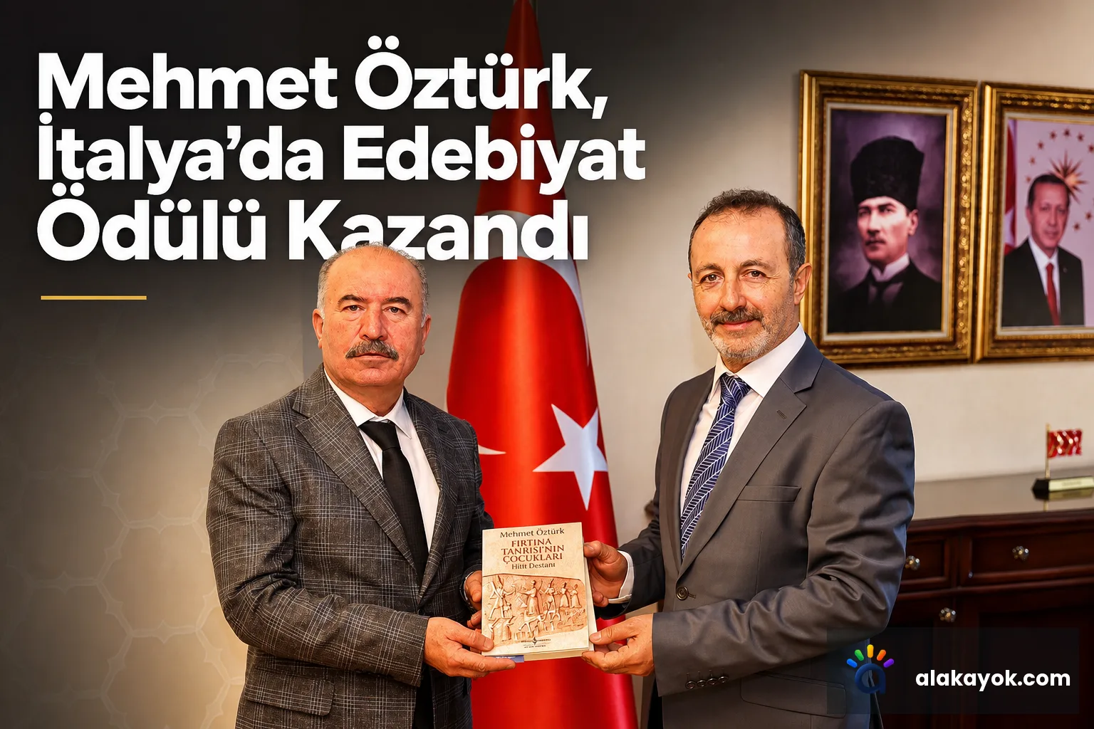 Mehmet Öztürk, İtalya'da Edebiyat Ödülü Kazandı