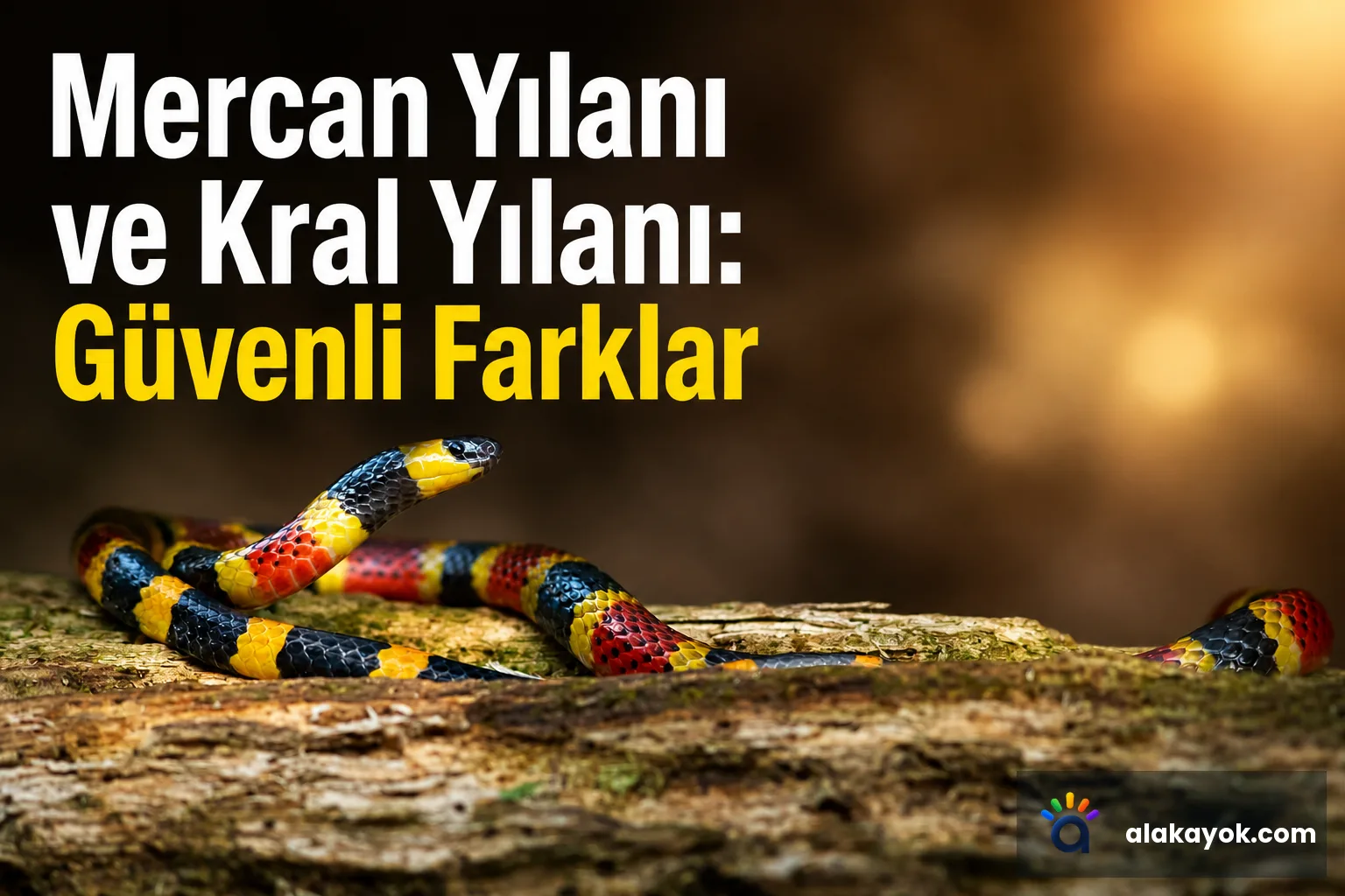 Mercan Yılanı ve Kral Yılanı: Güvenli Farklar