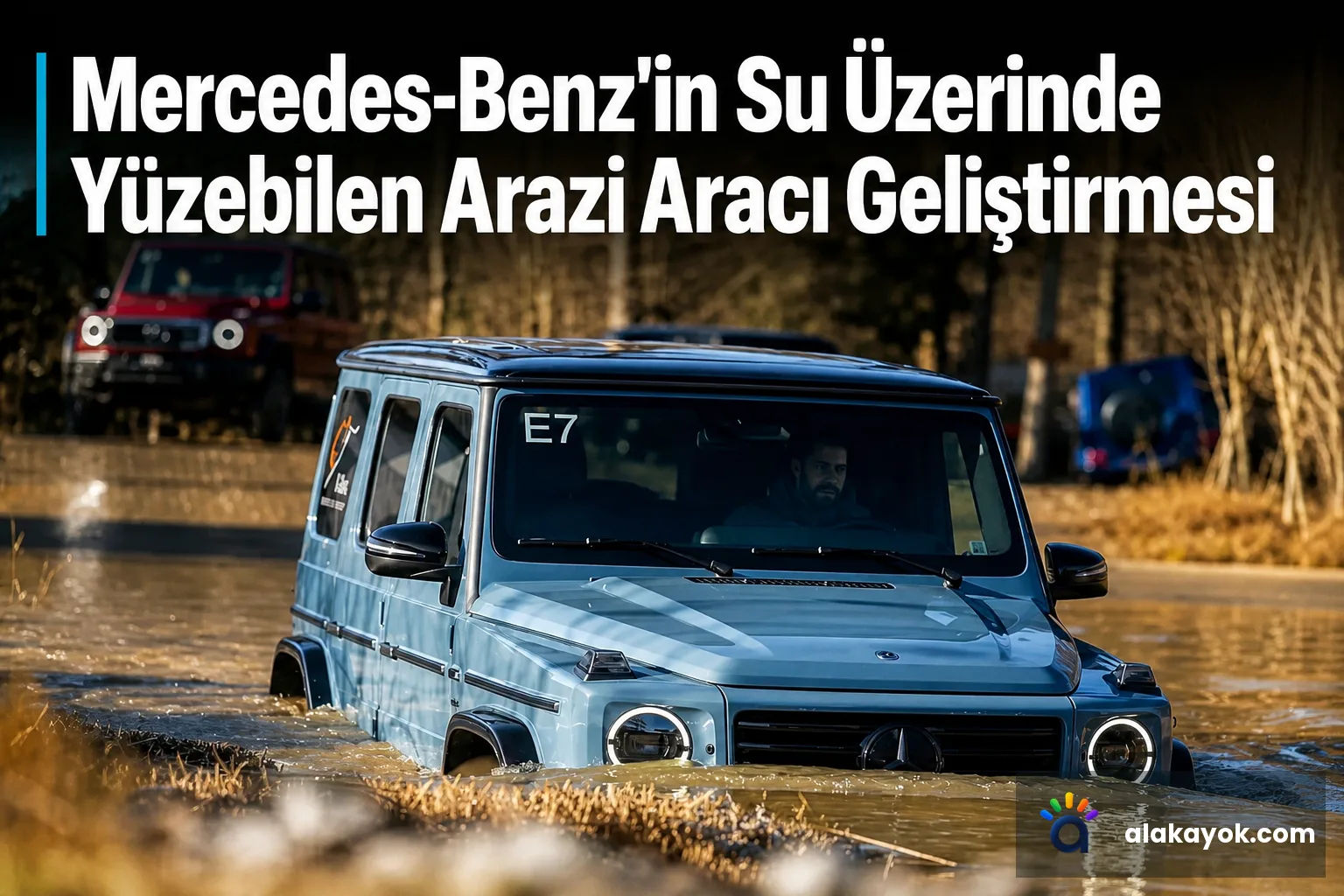 Mercedes-Benz'in Su Üzerinde Yüzebilen Arazi Aracı Geliştirmesi