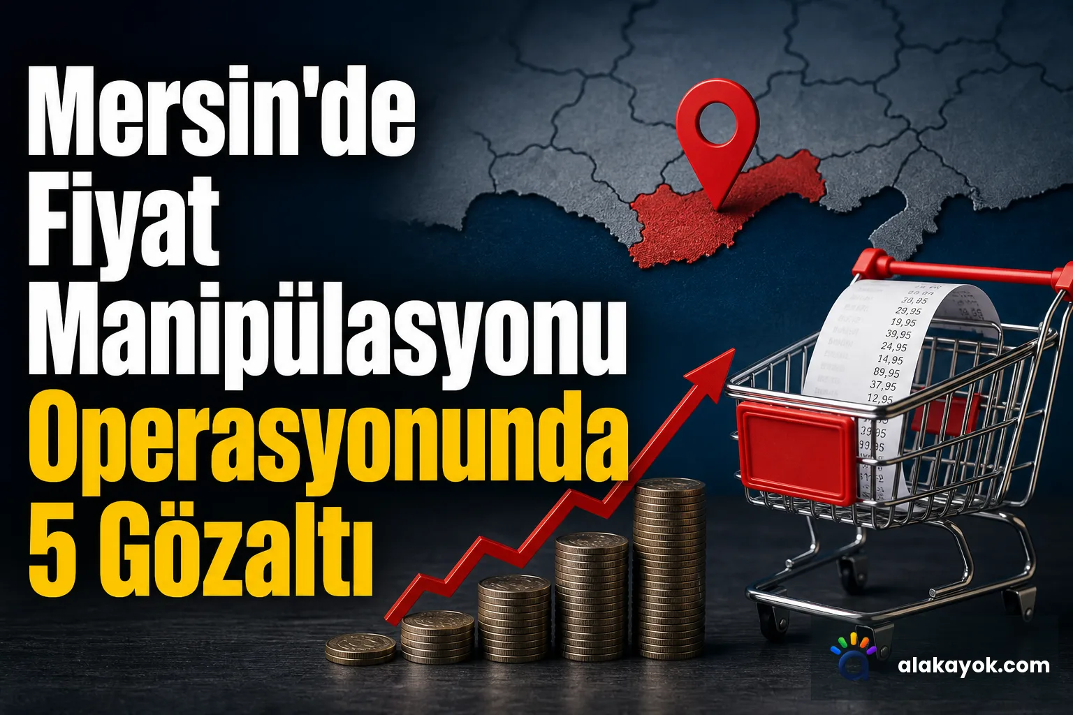 Mersin'de Fiyat Manipülasyonu Operasyonunda 5 Gözaltı