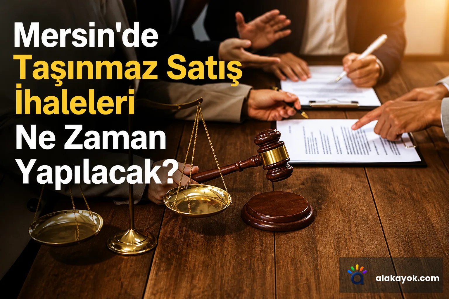 Mersin'de Taşınmaz Satış İhaleleri Ne Zaman Yapılacak?