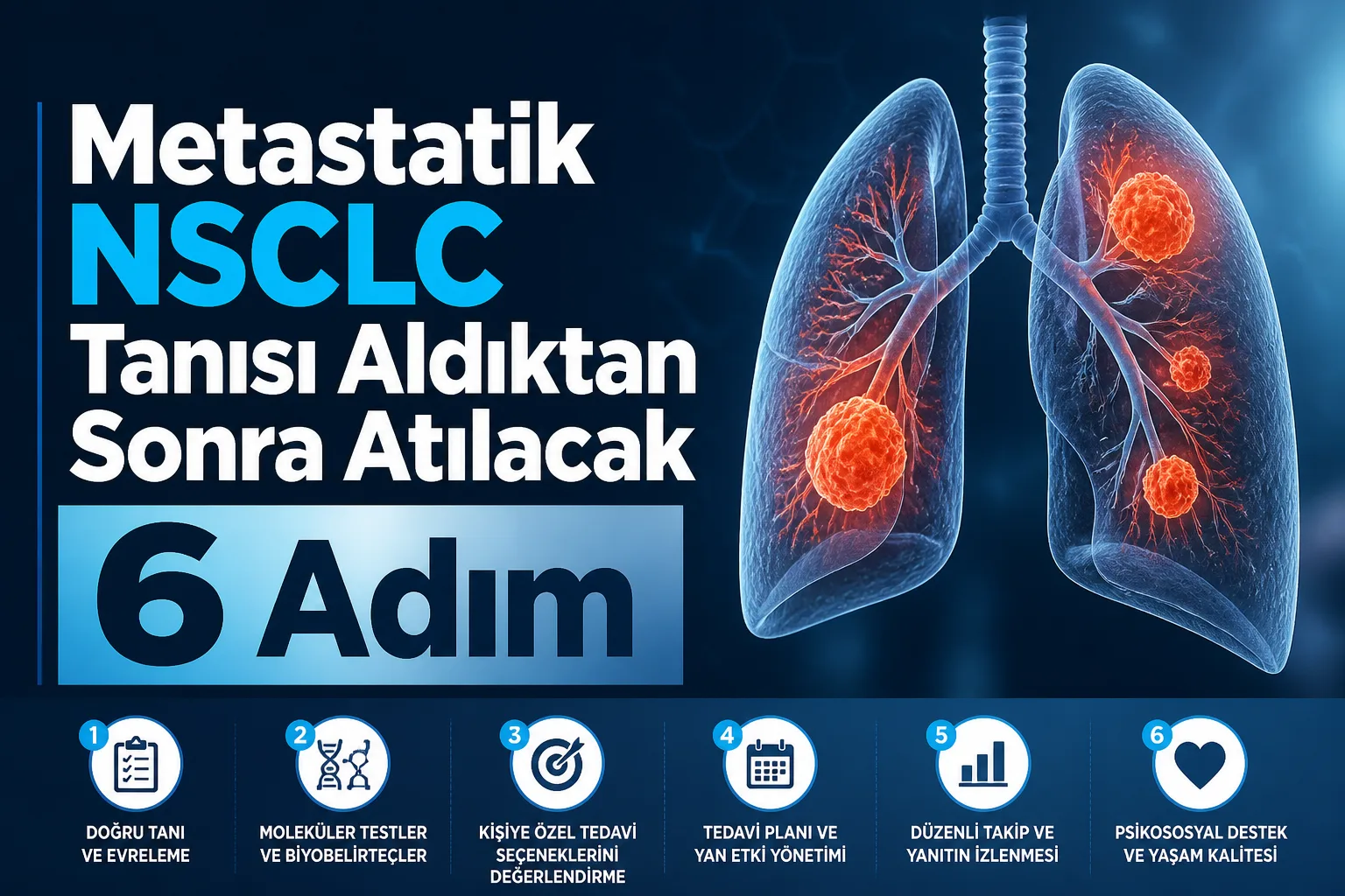 Metastatik NSCLC Tanısı Aldıktan Sonra Atılacak 6 Adım