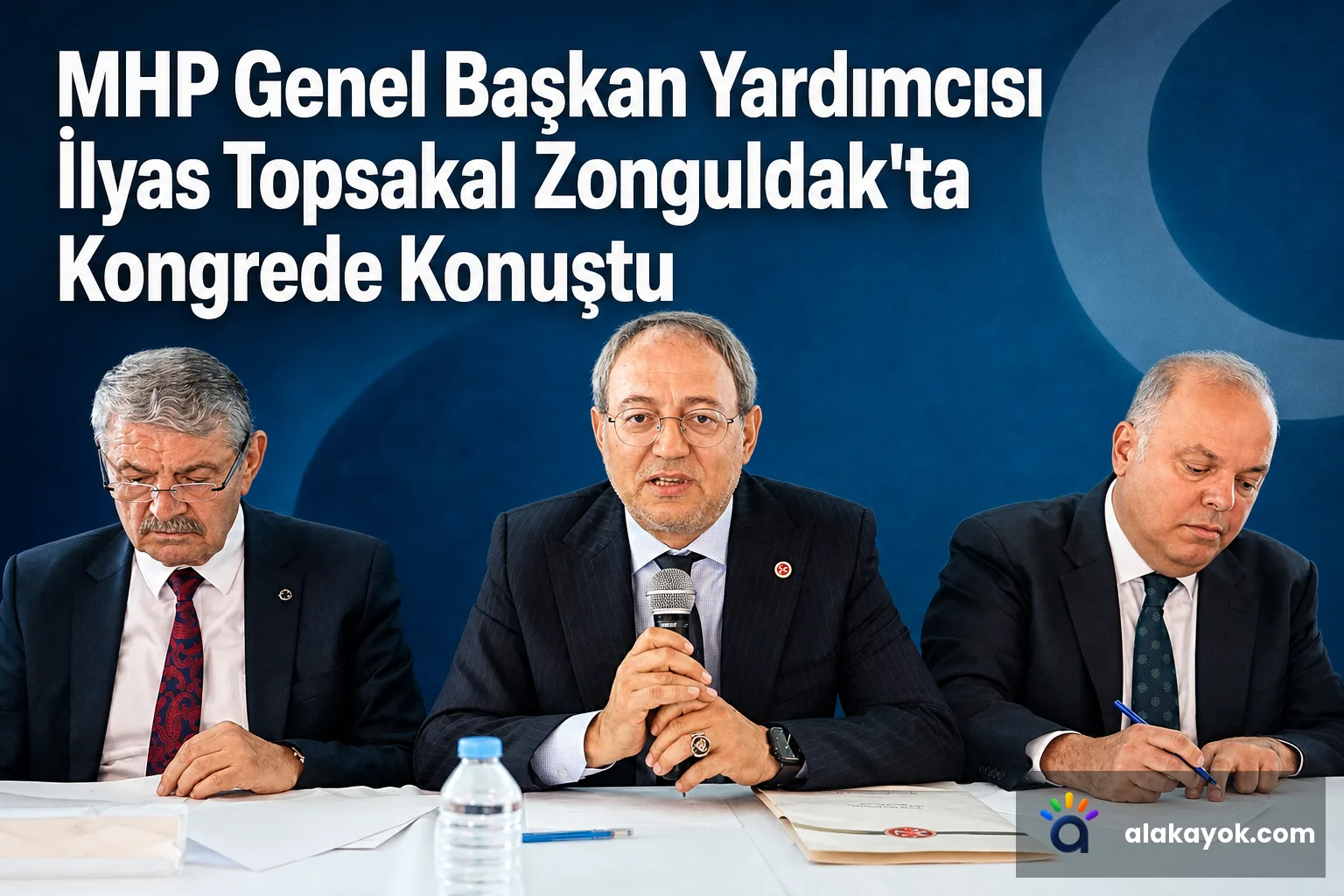 MHP Genel Başkan Yardımcısı İlyas Topsakal Zonguldak'ta Kongrede Konuştu