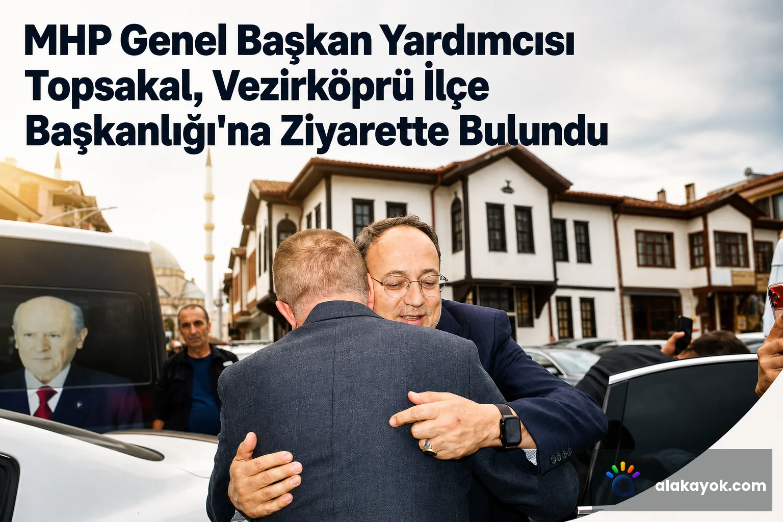 MHP Genel Başkan Yardımcısı Topsakal, Vezirköprü İlçe Başkanlığı'na Ziyarette Bulundu