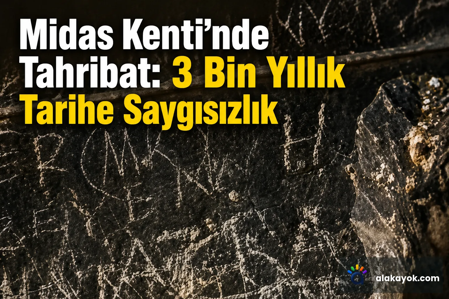 Midas Kenti'nde Tahribat: 3 Bin Yıllık Tarihe Saygısızlık