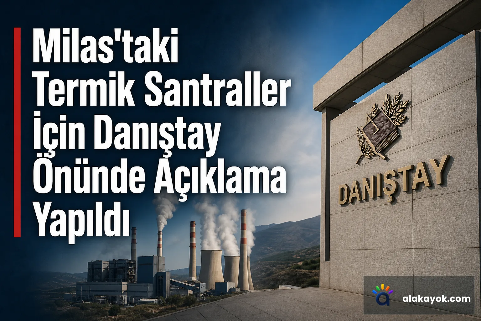 Milas'taki Termik Santraller İçin Danıştay Önünde Açıklama Yapıldı