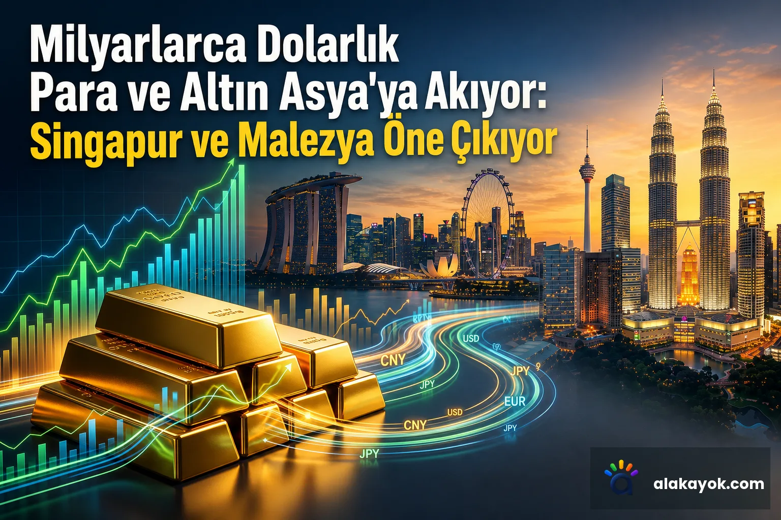 Milyarlarca Dolarlık Para ve Altın Asya'ya Akıyor: Singapur ve Malezya Öne Çıkıyor