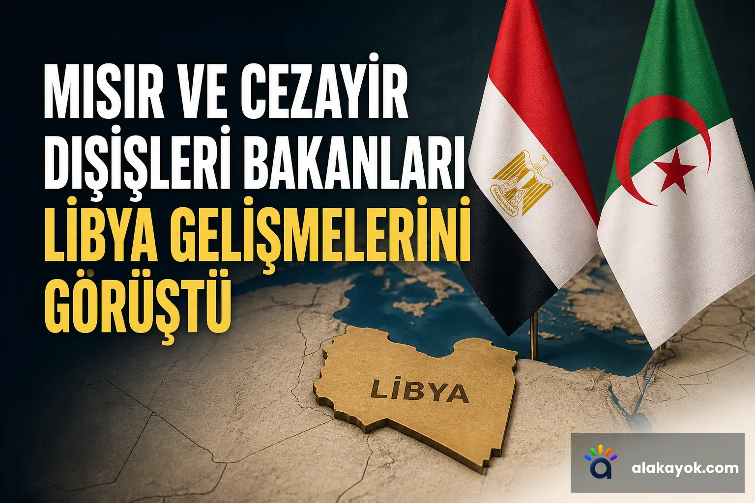 Mısır ve Cezayir Dışişleri Bakanları Libya Gelişmelerini Görüştü
