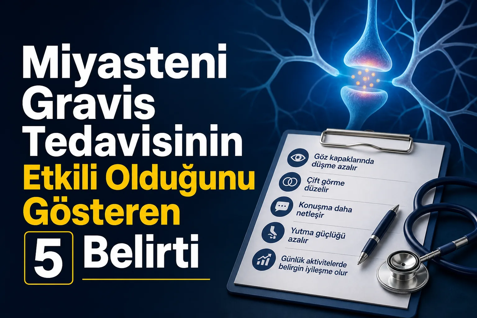 Miyasteni Gravis Tedavisinin Etkili Olduğunu Gösteren 5 Belirti