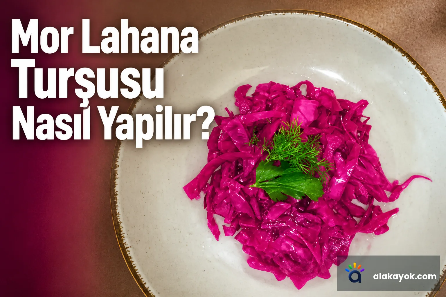 Mor Lahana Turşusu Nasıl Yapılır?