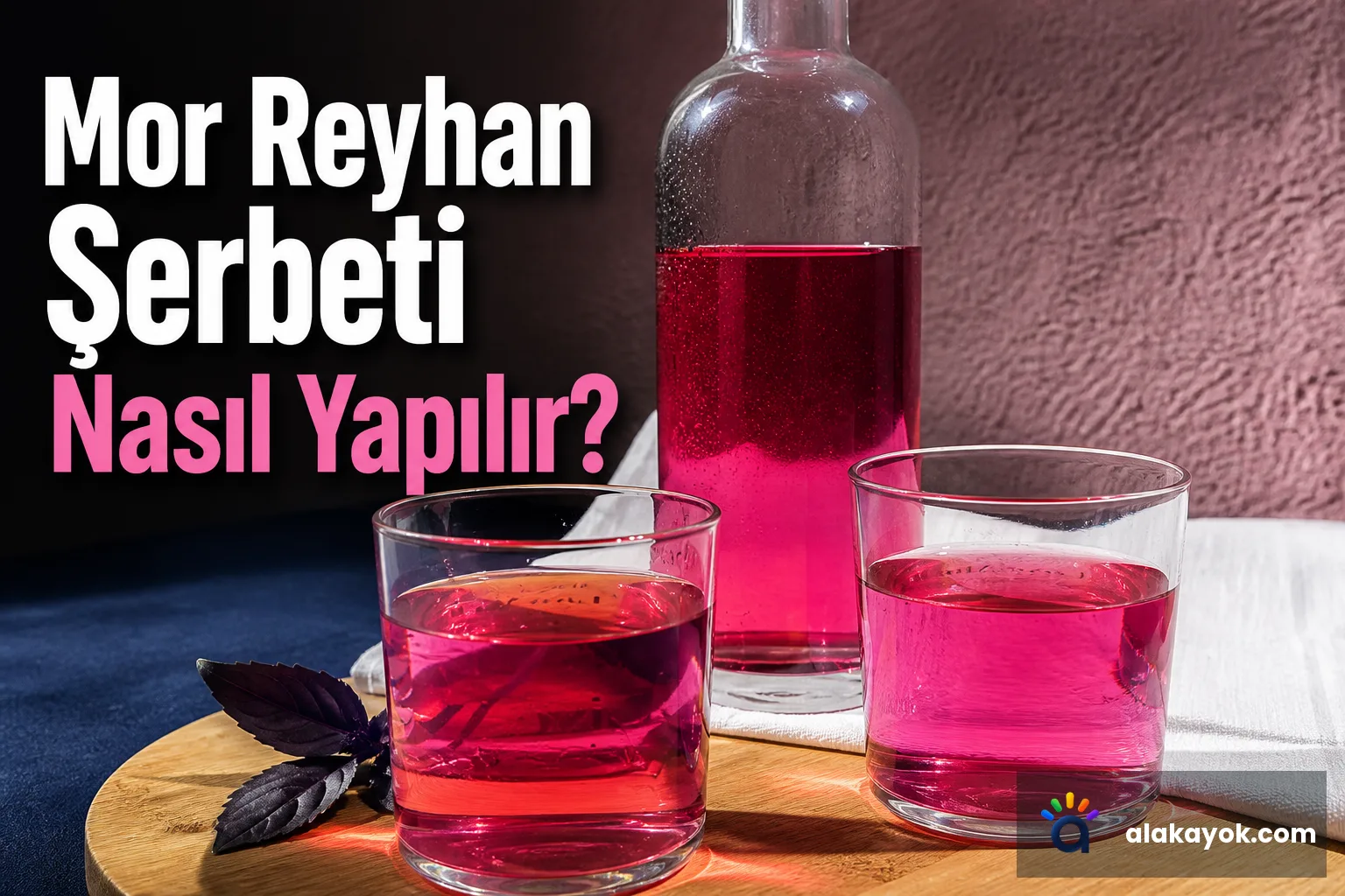 Mor Reyhan Şerbeti Nasıl Yapılır?