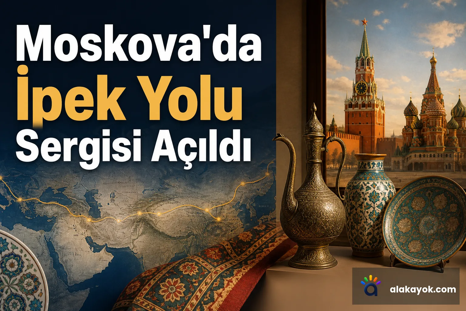 Moskova'da İpek Yolu Sergisi Açıldı