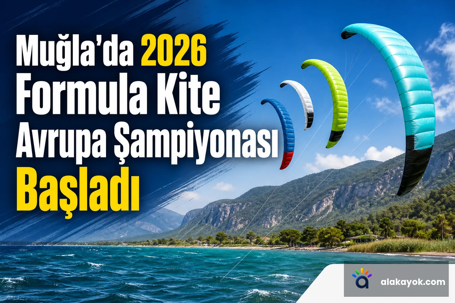 Muğla'da 2026 Formula Kite Avrupa Şampiyonası Başladı