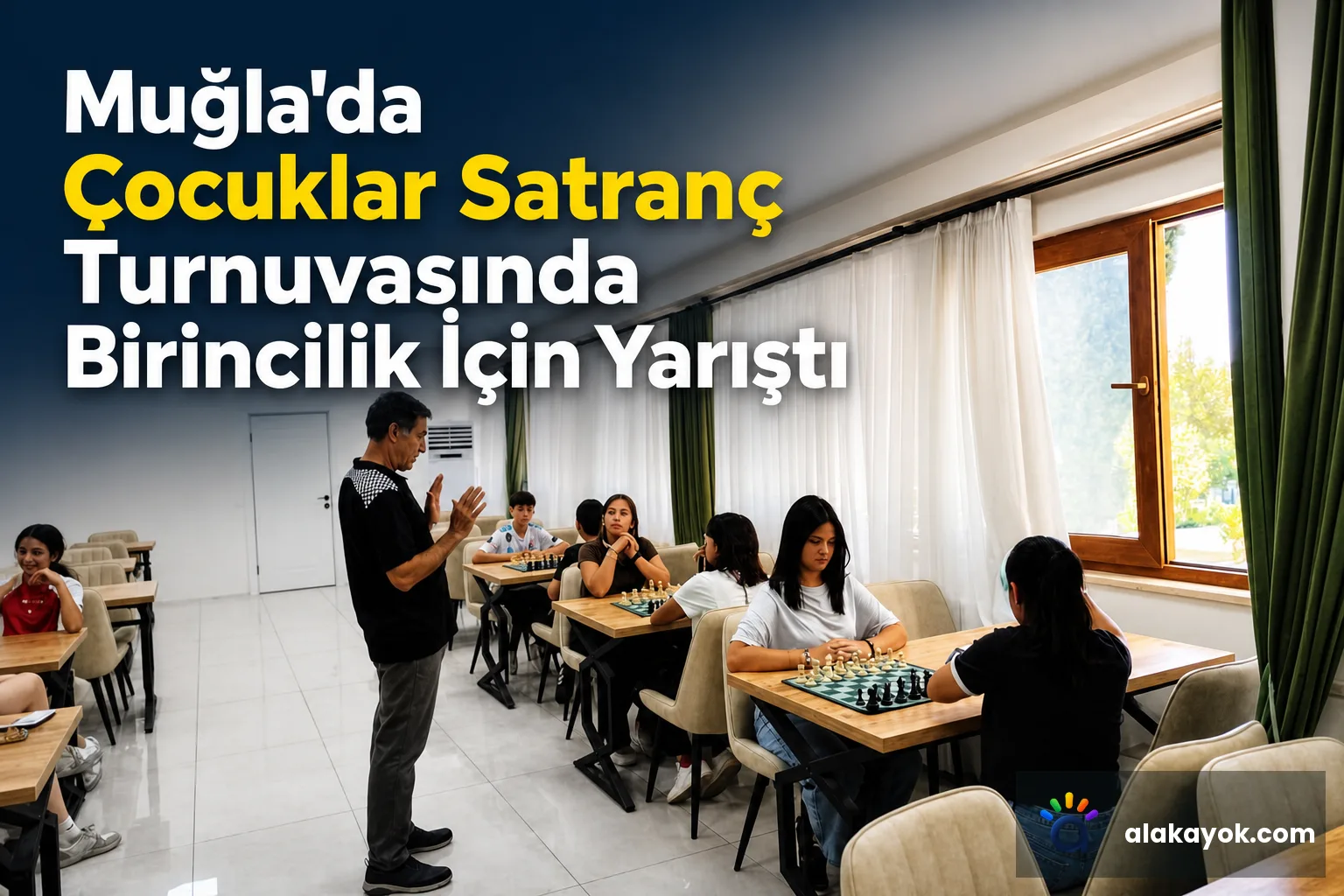 Muğla'da Çocuklar Satranç Turnuvasında Birincilik İçin Yarıştı