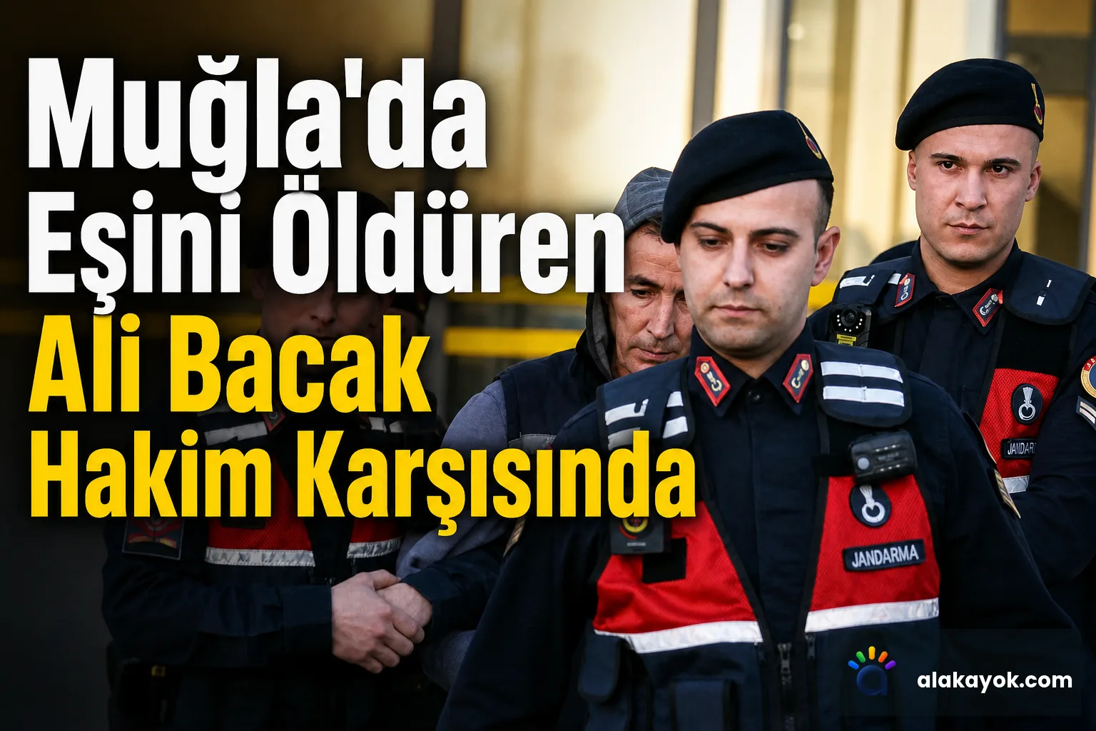 Muğla'da Eşini Öldüren Ali Bacak Hakim Karşısında