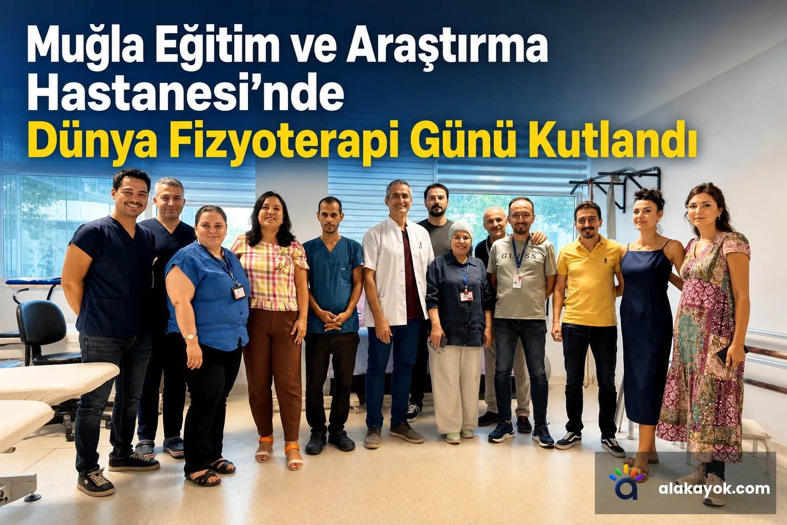 Muğla Eğitim ve Araştırma Hastanesi'nde Dünya Fizyoterapi Günü Kutlandı