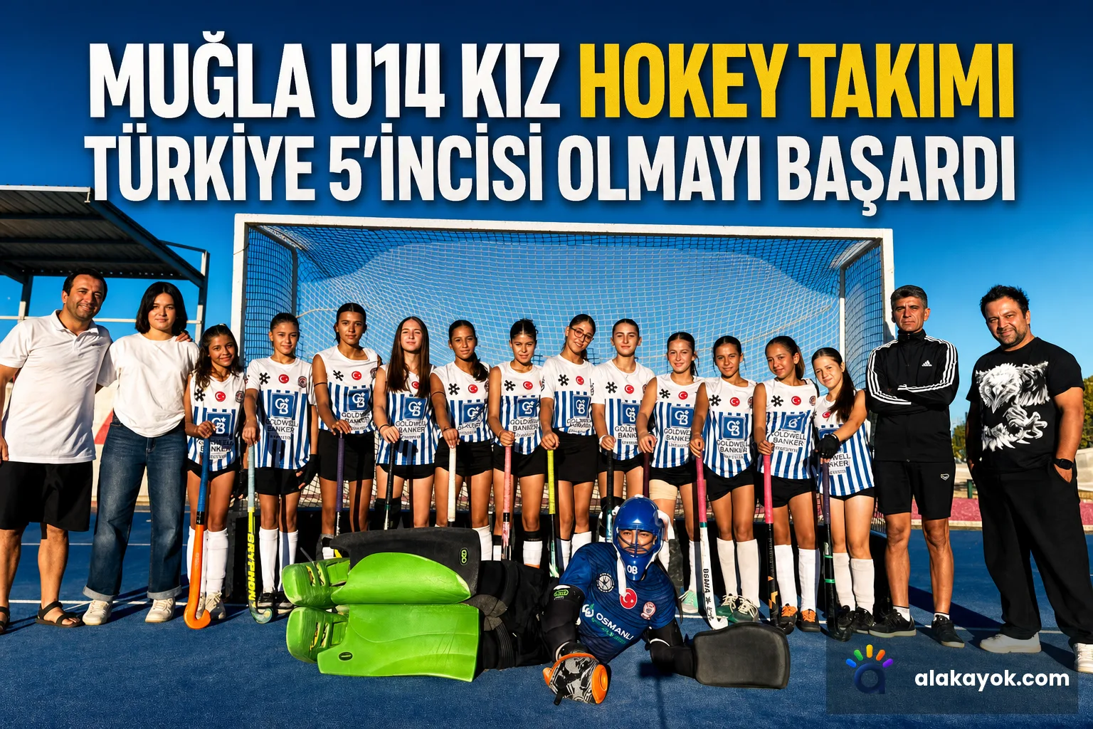 Muğla U14 Kız Hokey Takımı Türkiye 5'incisi Olmayı Başardı