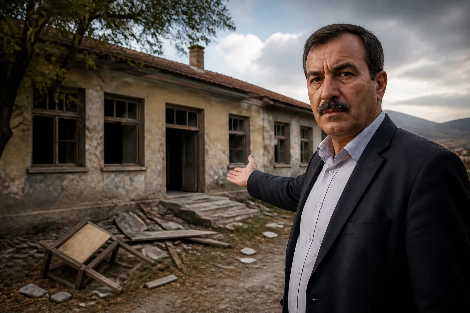 Muhtar, Eski Okul Binasının Yeniden Kullanılması İçin Destek Arıyor