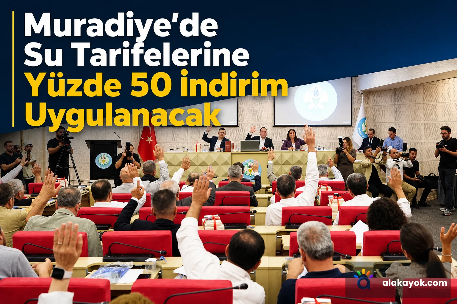 Muradiye'de Su Tarifelerine Yüzde 50 İndirim Uygulanacak