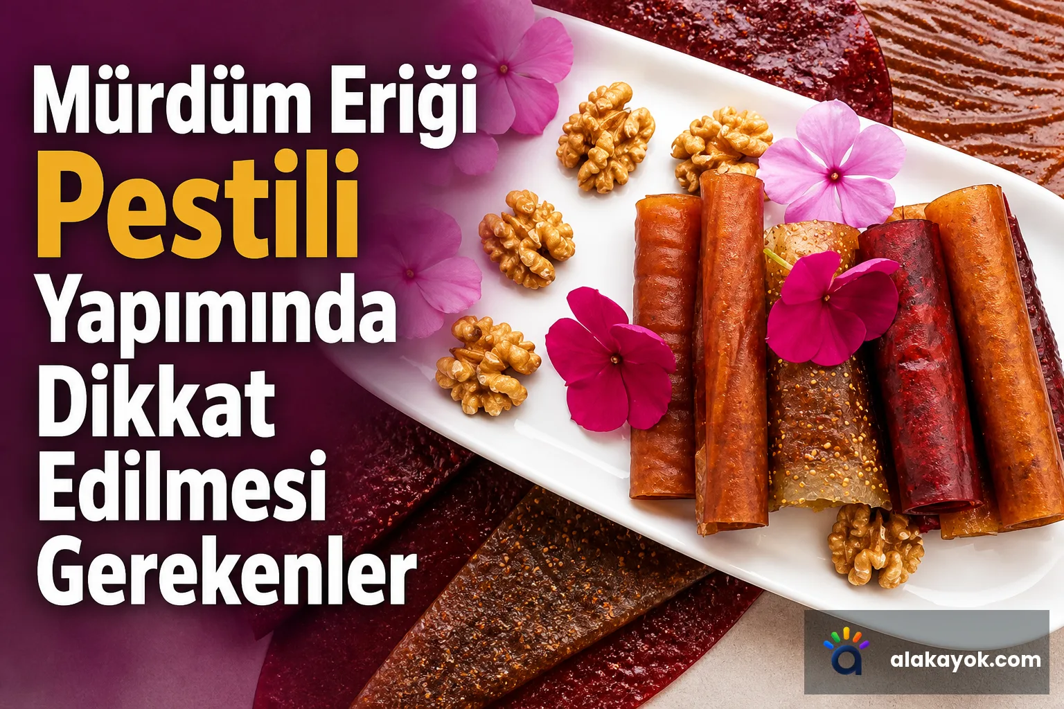 Mürdüm Eriği Pestili Yapımında Dikkat Edilmesi Gerekenler