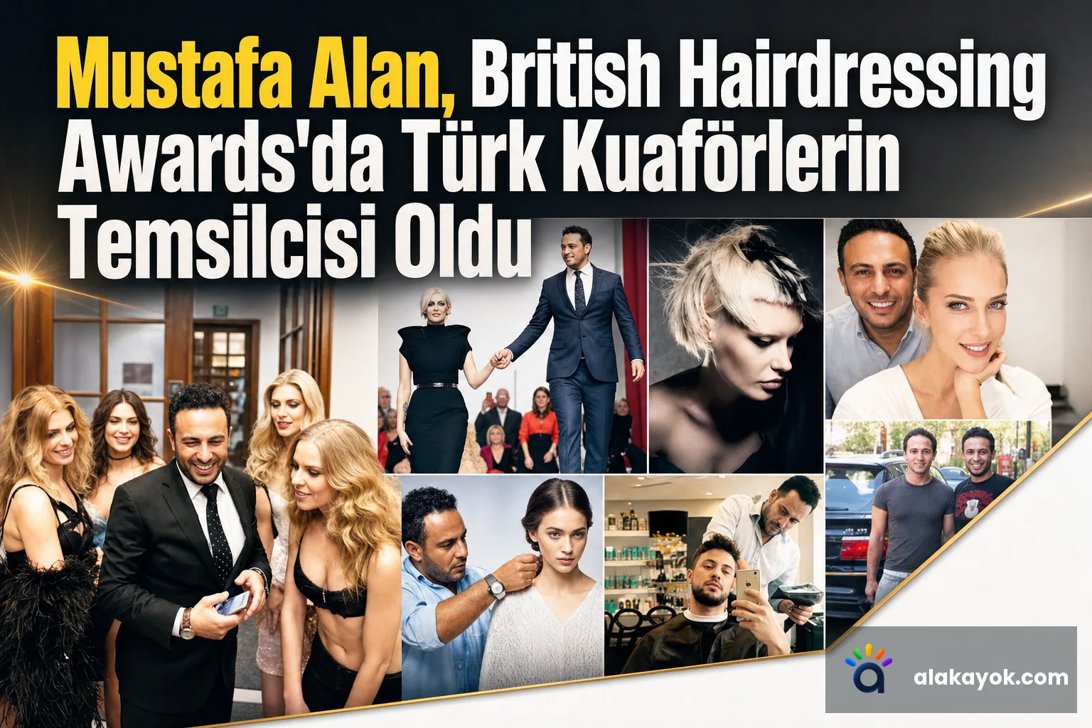 Mustafa Alan, British Hairdressing Awards'da Türk Kuaförlerin Temsilcisi Oldu