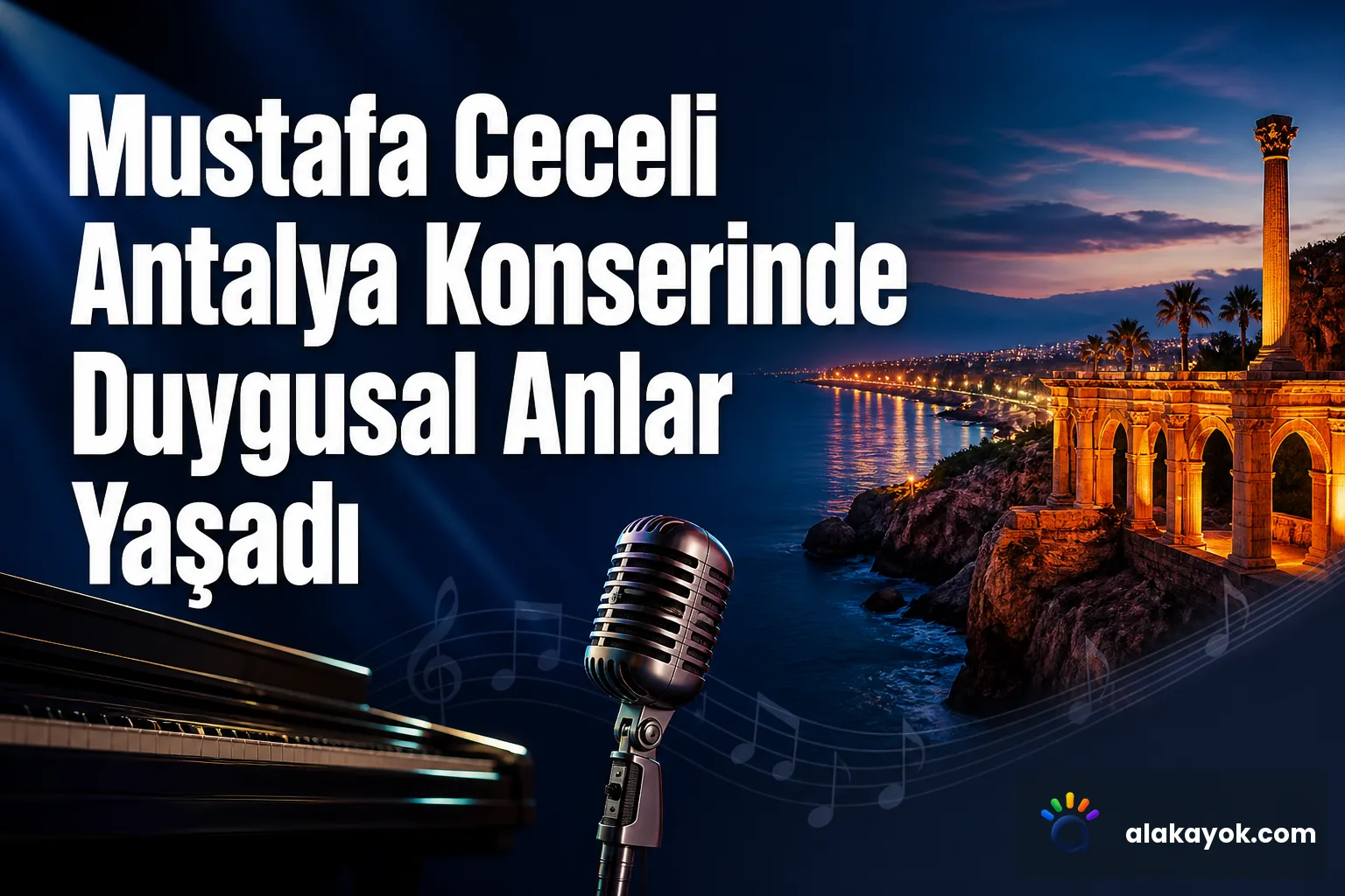Mustafa Ceceli Antalya Konserinde Duygusal Anlar Yaşadı