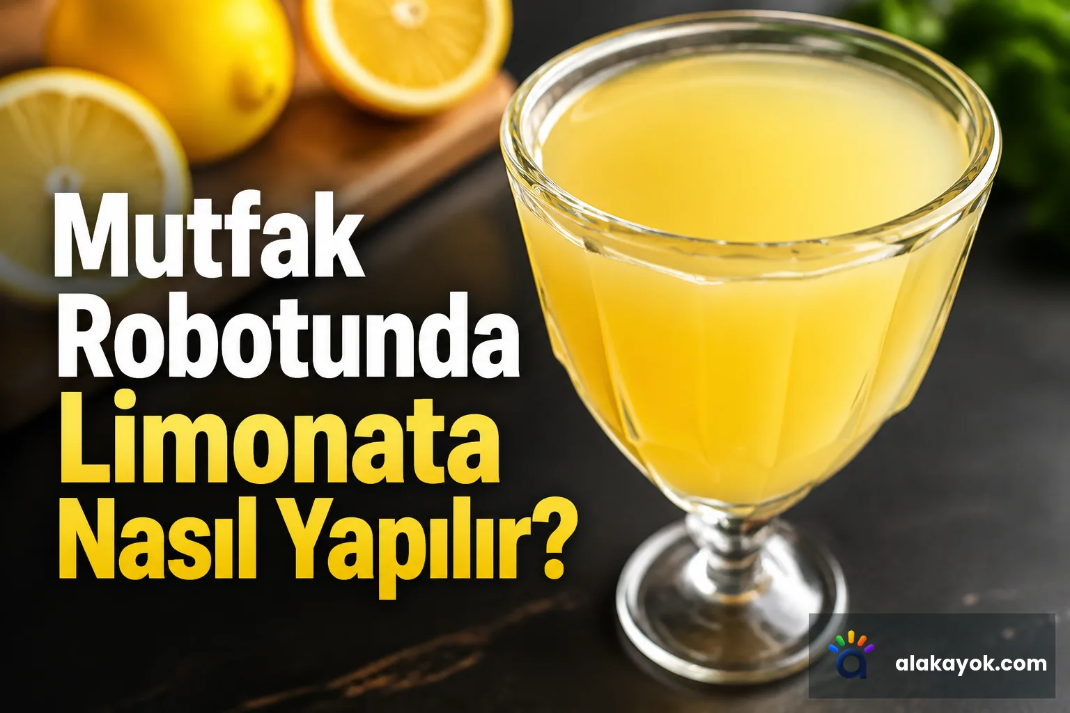 Mutfak Robotunda Limonata Nasıl Yapılır?