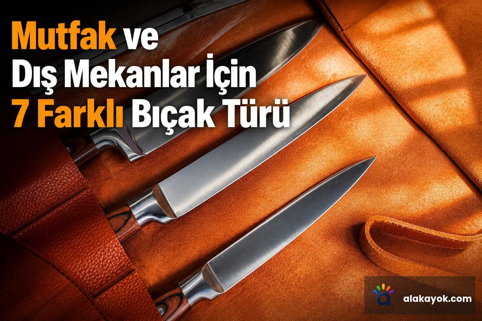 Mutfak ve Dış Mekanlar İçin 7 Farklı Bıçak Türü