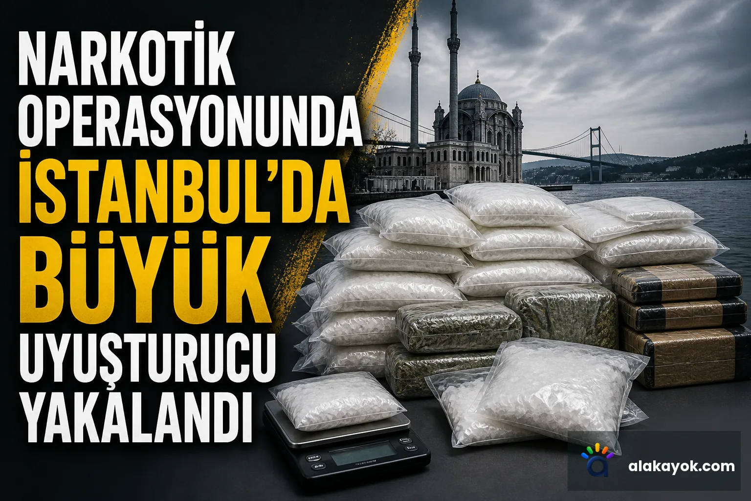 Narkotik Operasyonunda İstanbul'da Büyük Uyuşturucu Yakalandı