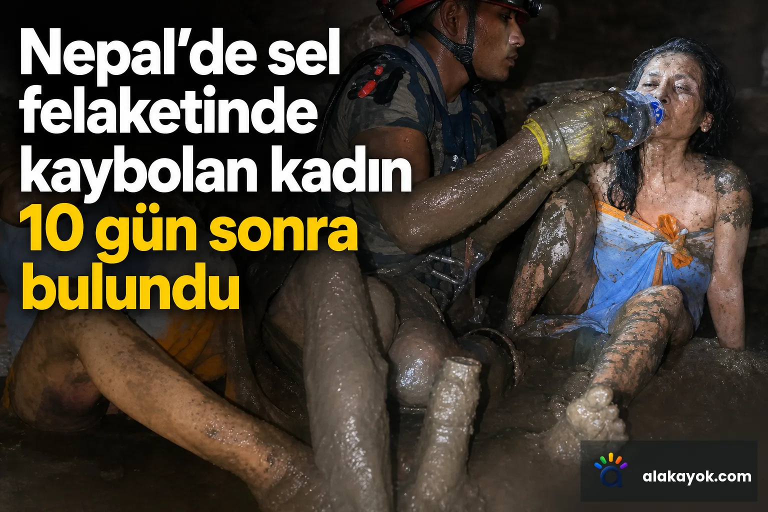 Nepal'de sel felaketinde kaybolan kadın 10 gün sonra bulundu