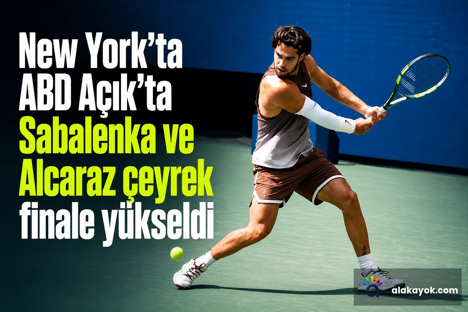 New York'ta ABD Açık'ta Sabalenka ve Alcaraz çeyrek finale yükseldi