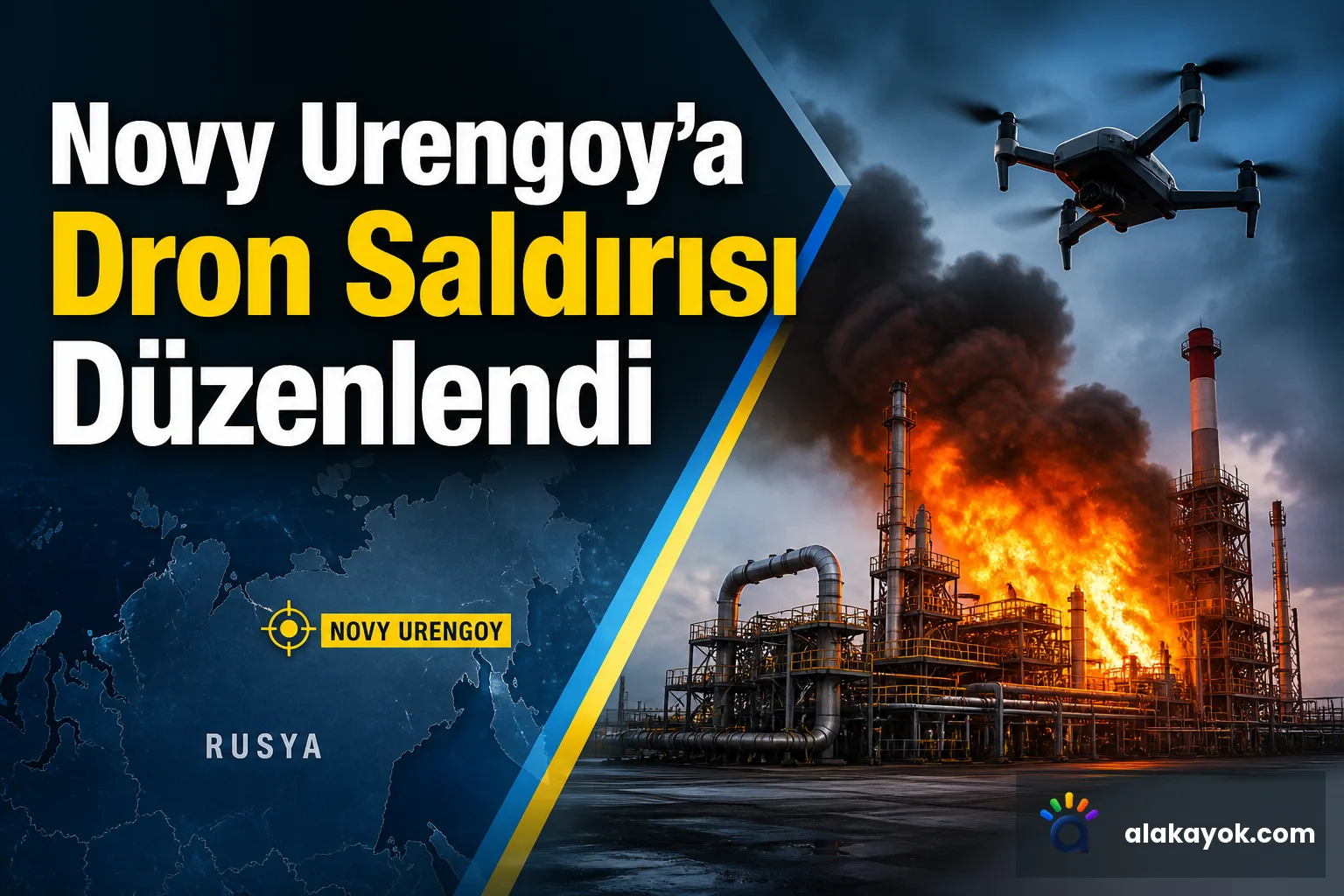 Novy Urengoy'a Dron Saldırısı Düzenlendi