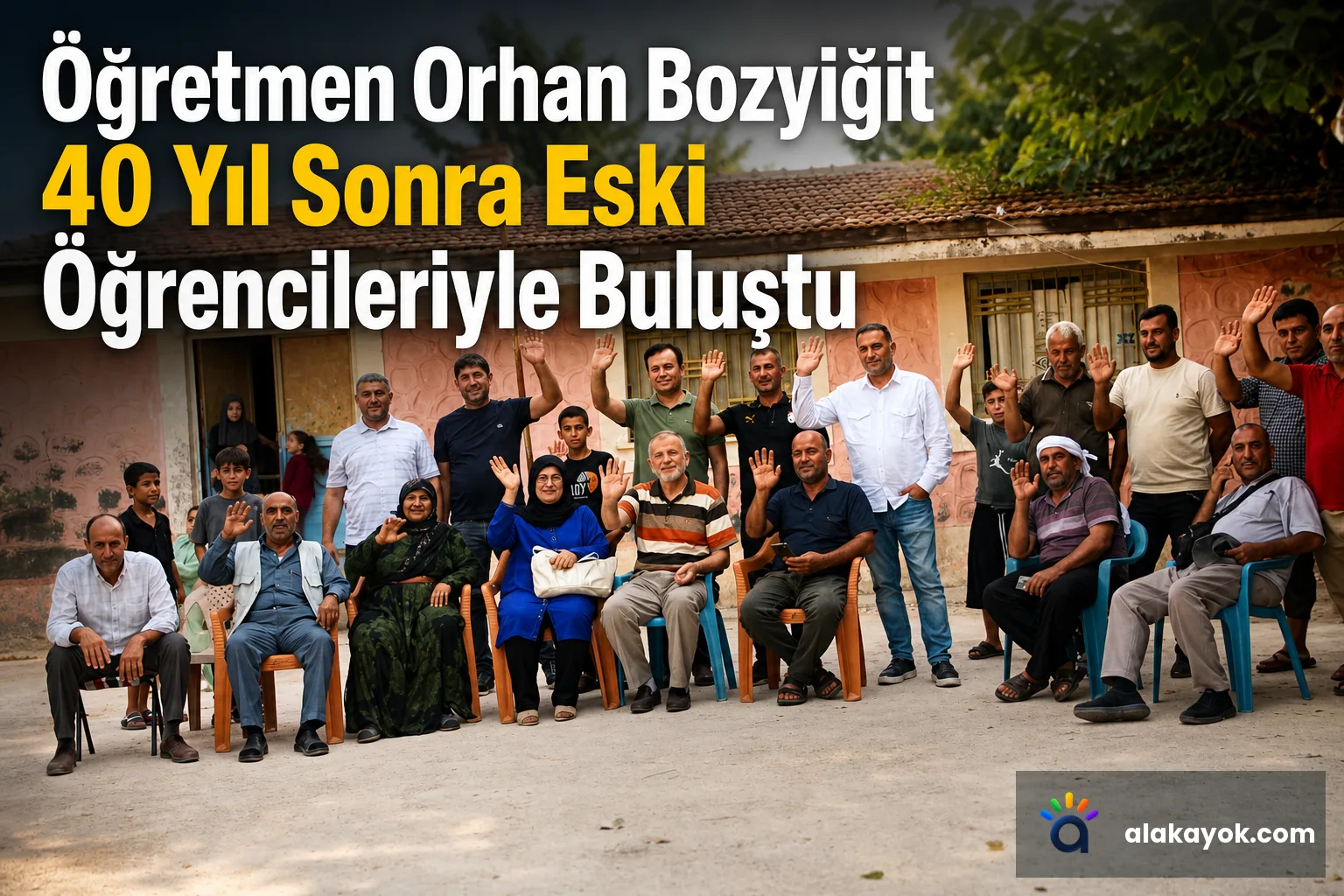 Öğretmen Orhan Bozyiğit 40 Yıl Sonra Eski Öğrencileriyle Buluştu