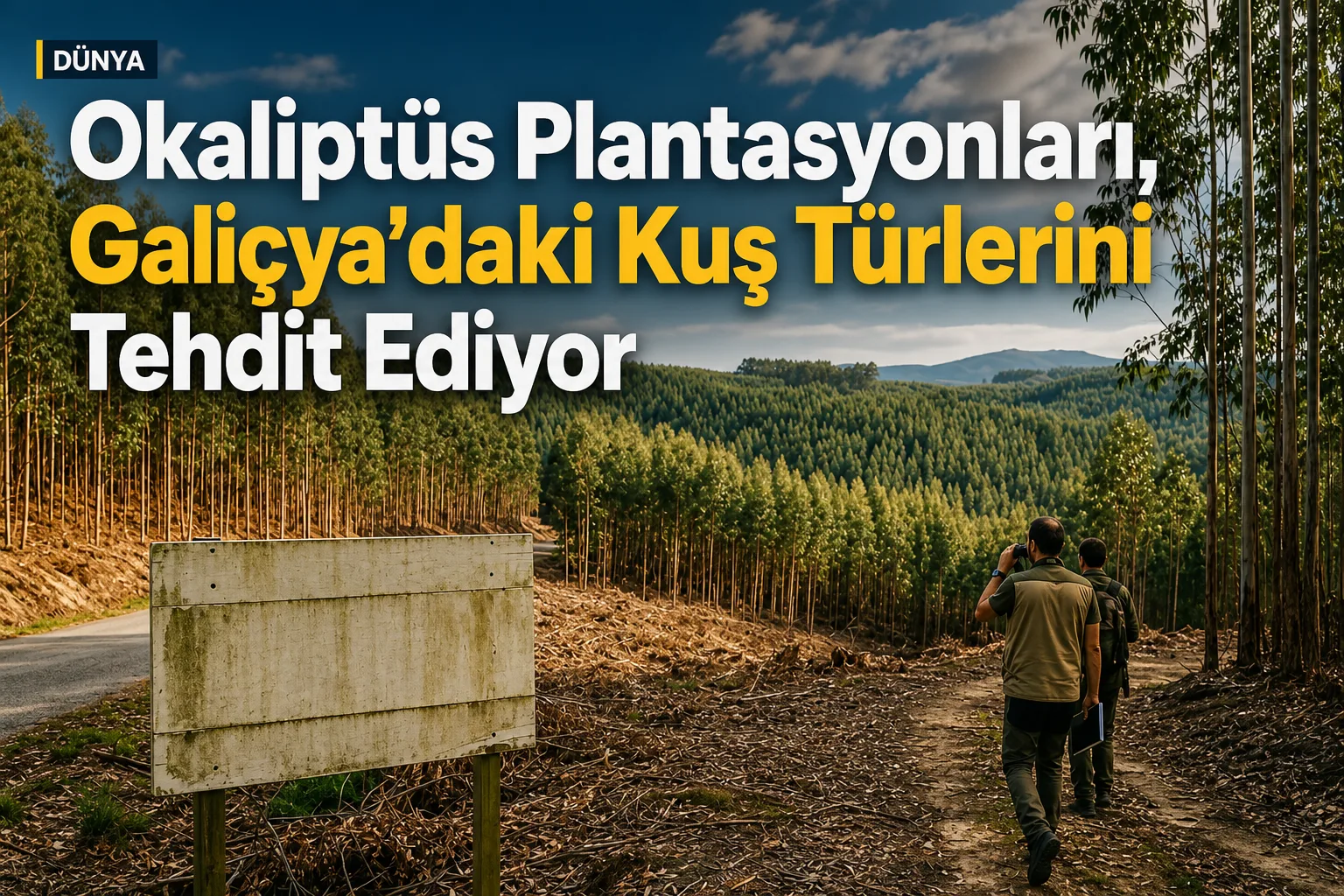 Okaliptüs Plantasyonları, Galiçya'daki Kuş Türlerini Tehdit Ediyor