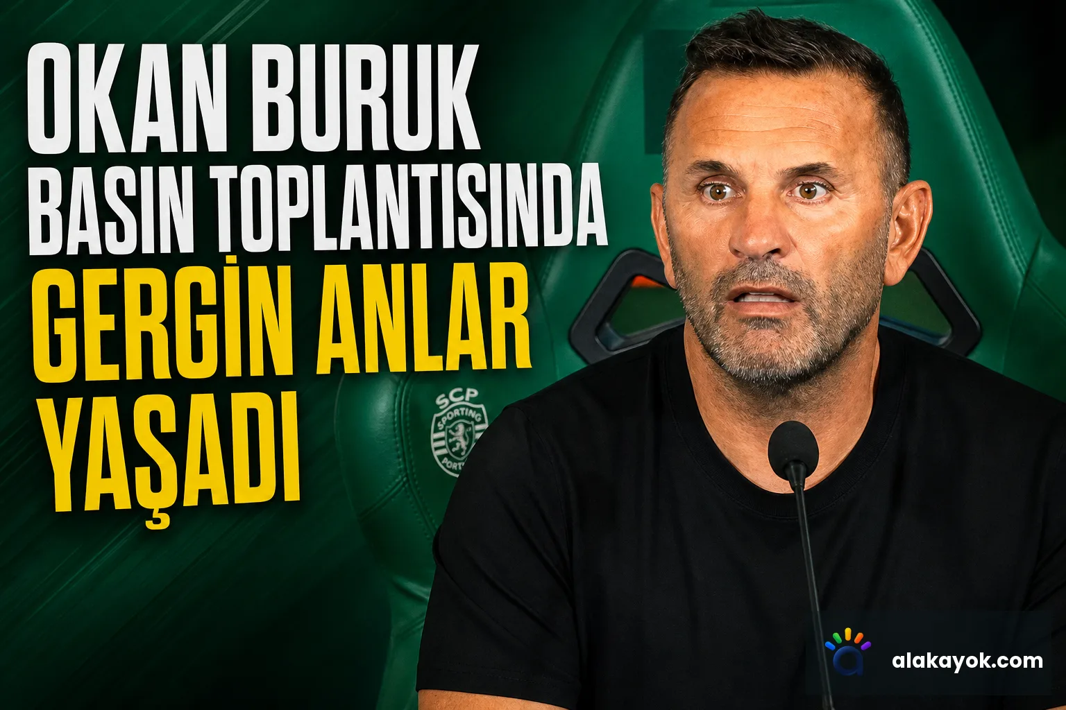 Okan Buruk Basın Toplantısında Gergin Anlar Yaşadı