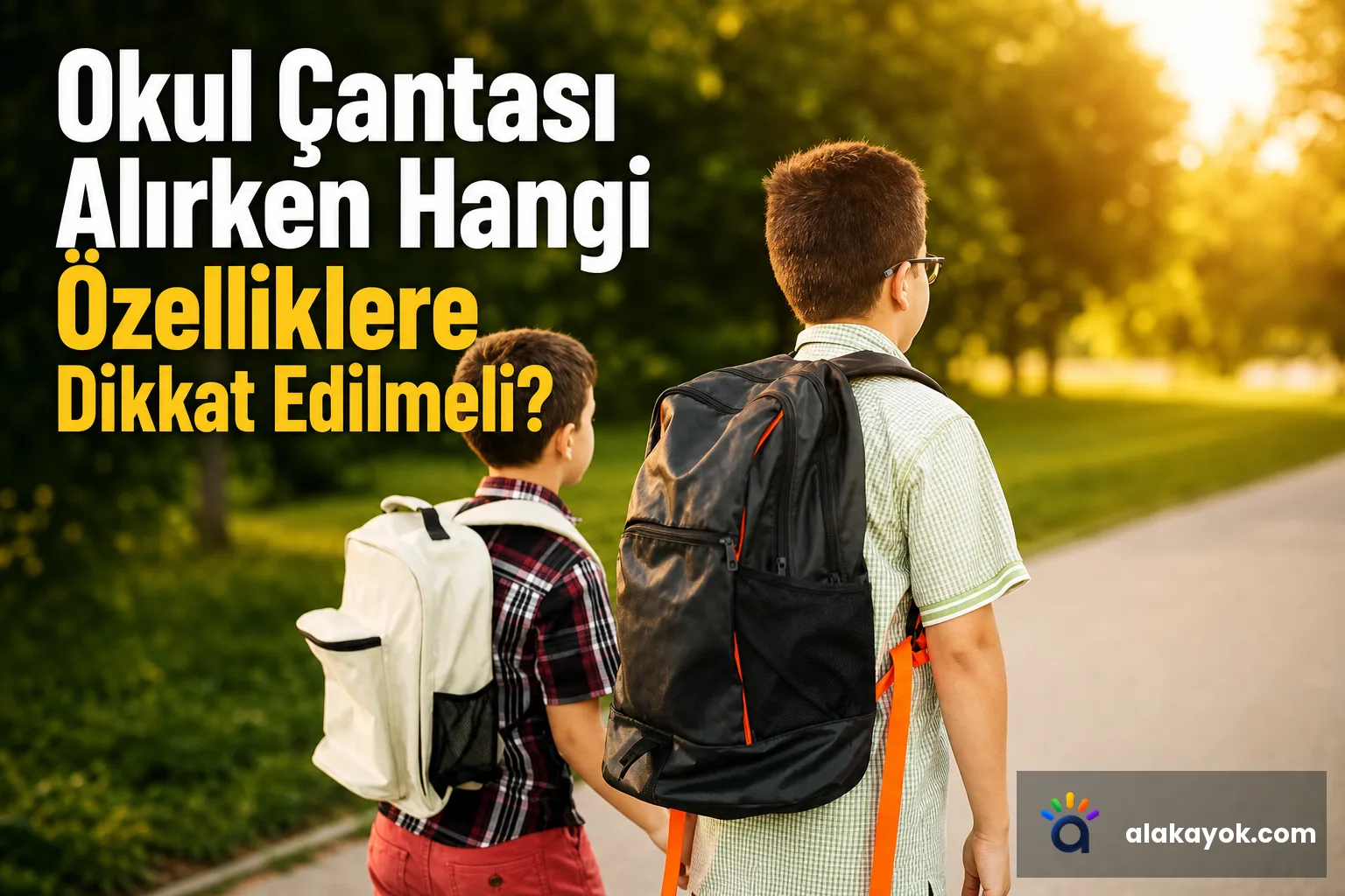 Okul Çantası Alırken Hangi Özelliklere Dikkat Edilmeli?