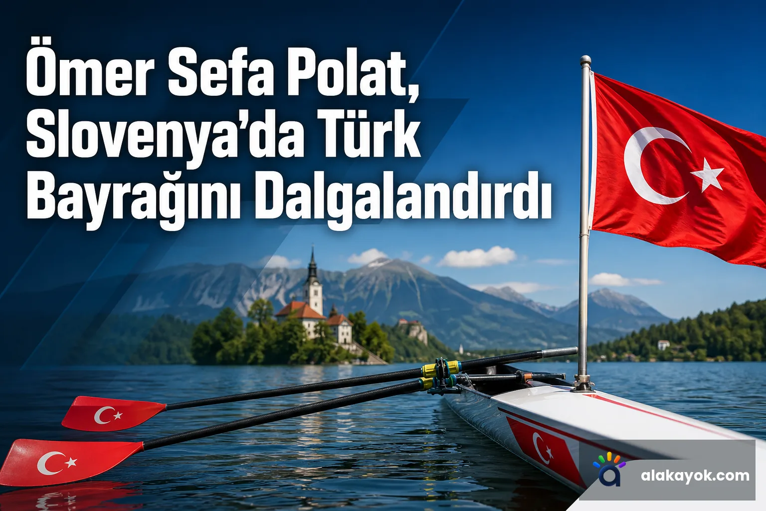 Ömer Sefa Polat, Slovenya'da Türk Bayrağını Dalgalandırdı