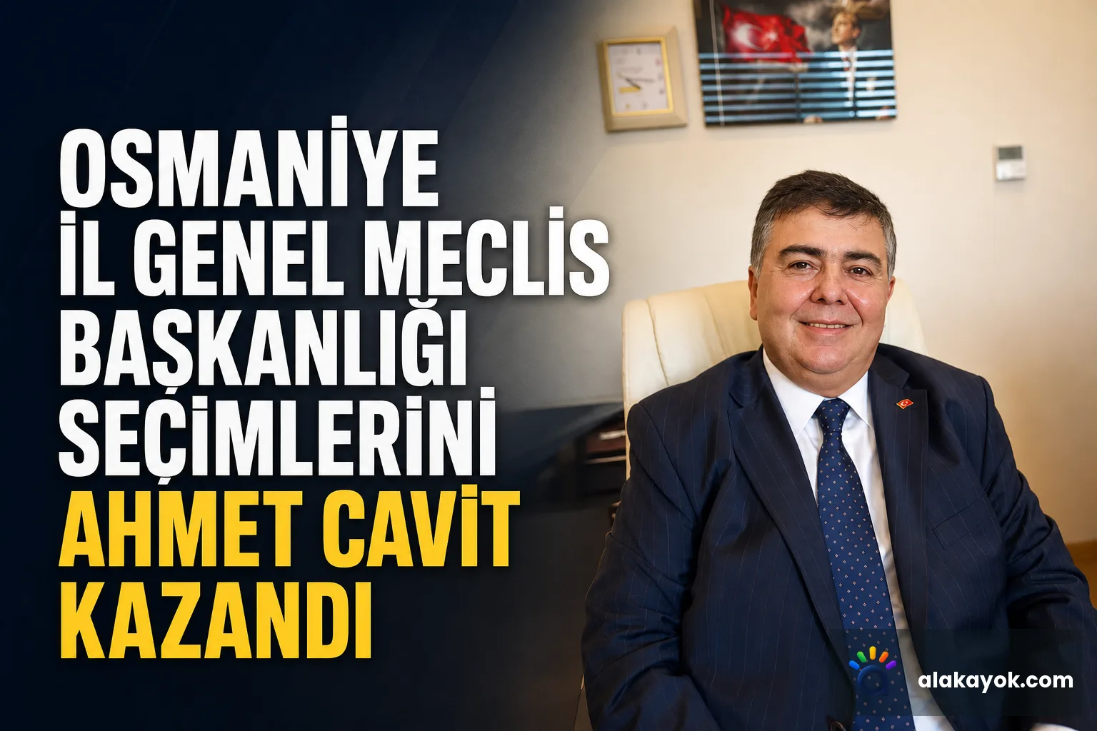 Osmaniye İl Genel Meclis Başkanlığı Seçimlerini Ahmet Cavit Kazandı